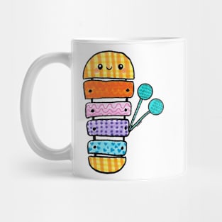 xylophone kawaii doodle art Mug